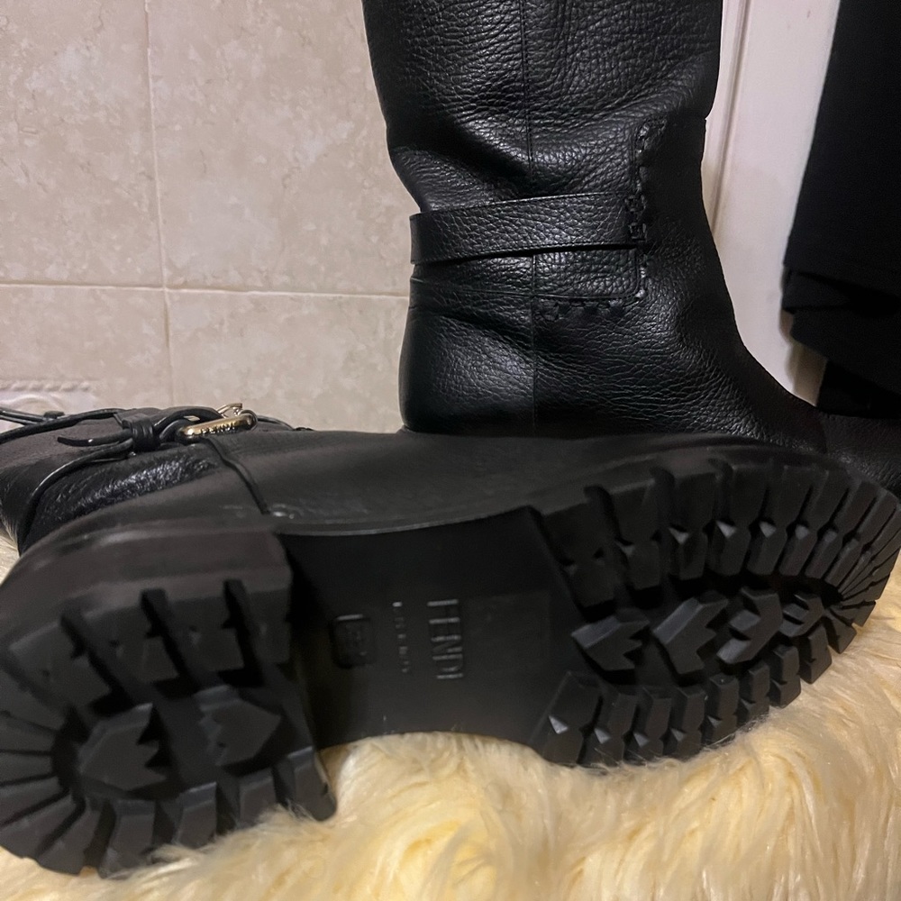 Fendi Tall Moto Boots
